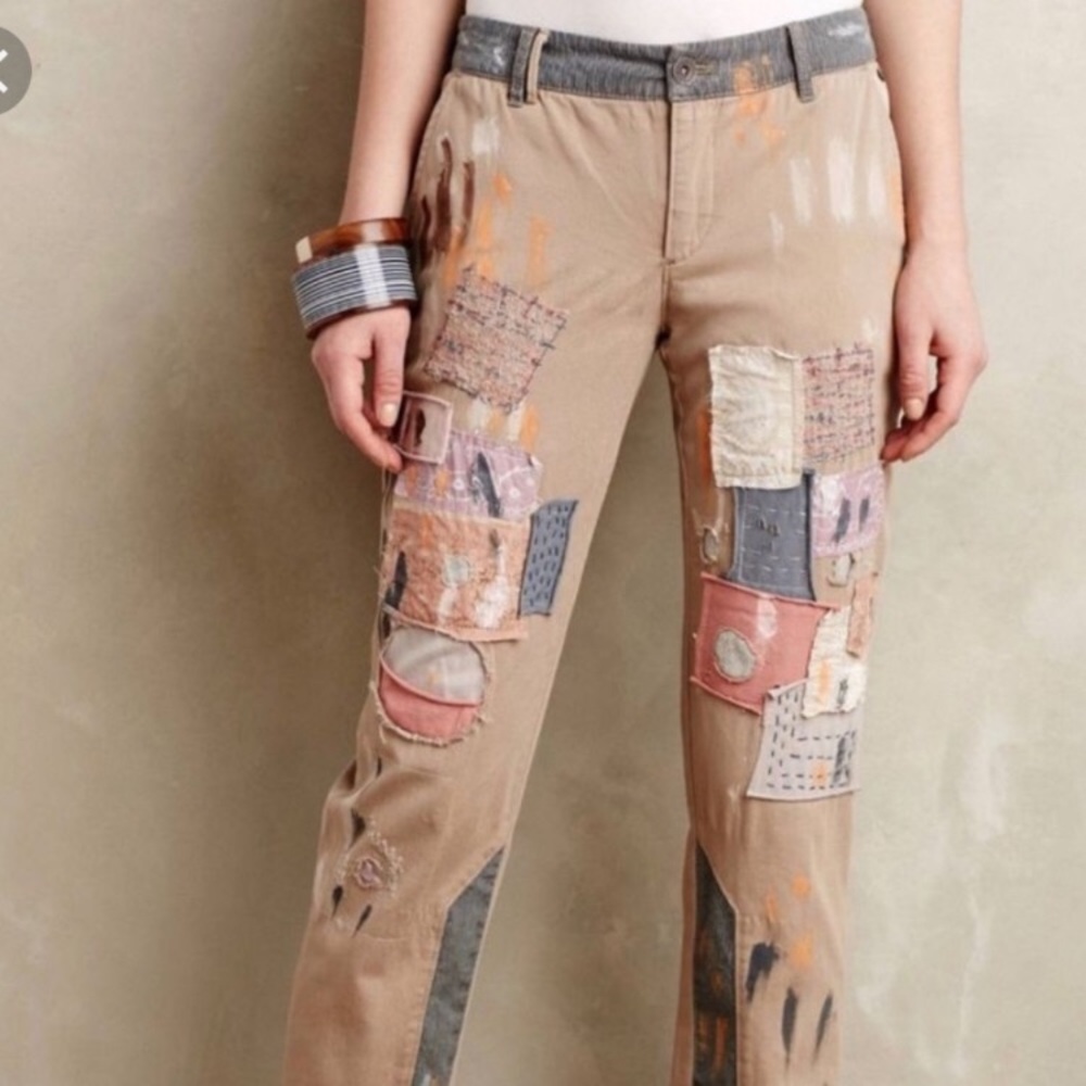 Pilcro and the Letterpress Patchwork Pants